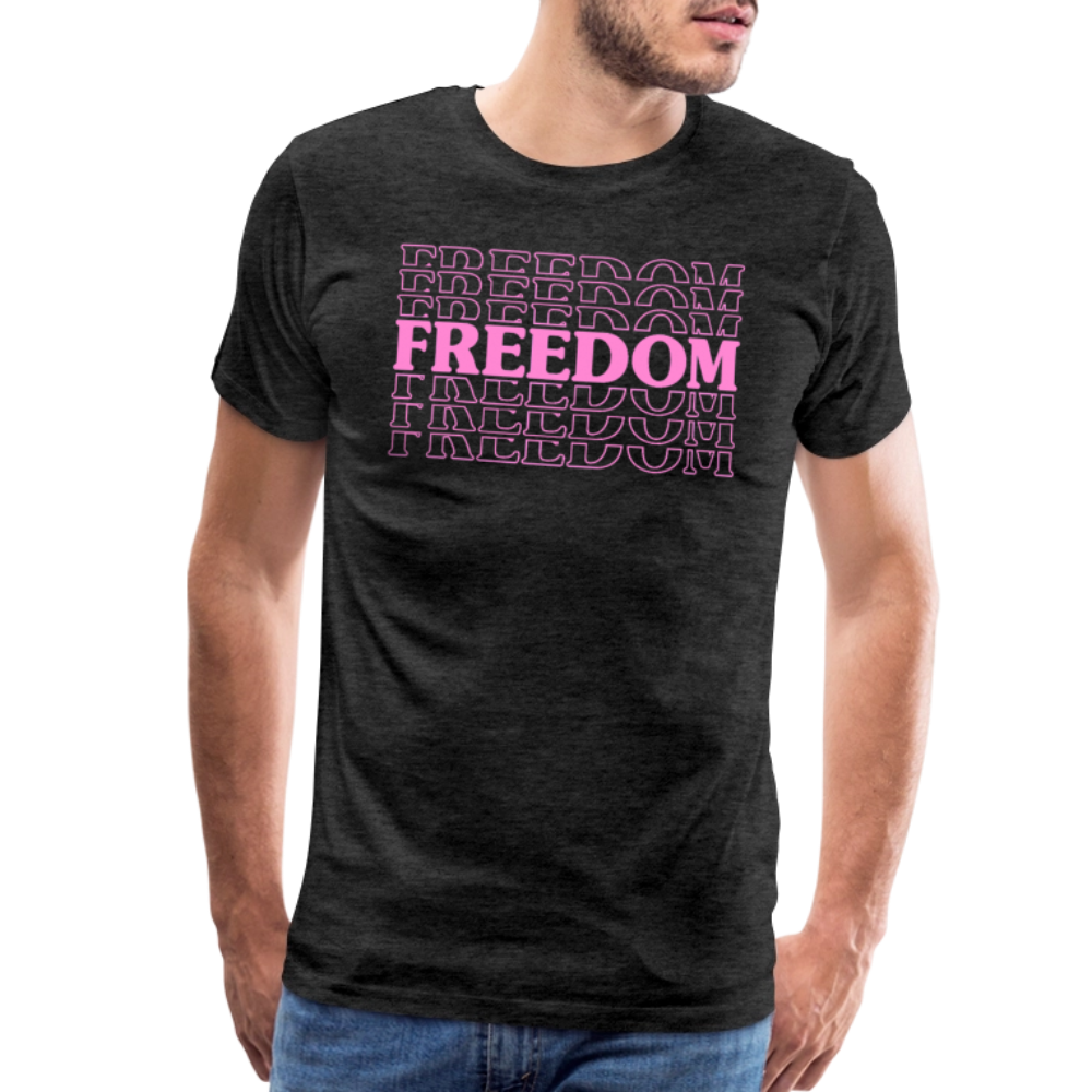 FREEDOM by Iron Horse Threads Front Print - charcoal grey
