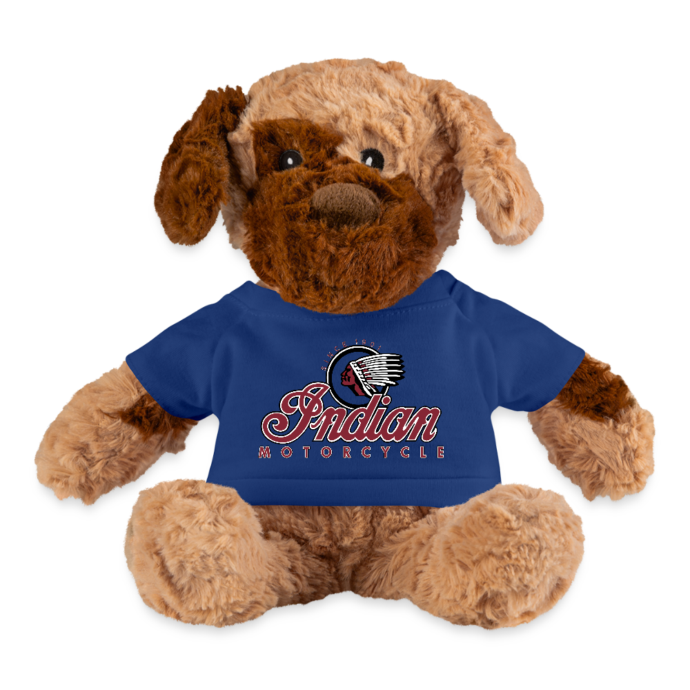 Indian Motorcycle Biker Dog - royal blue