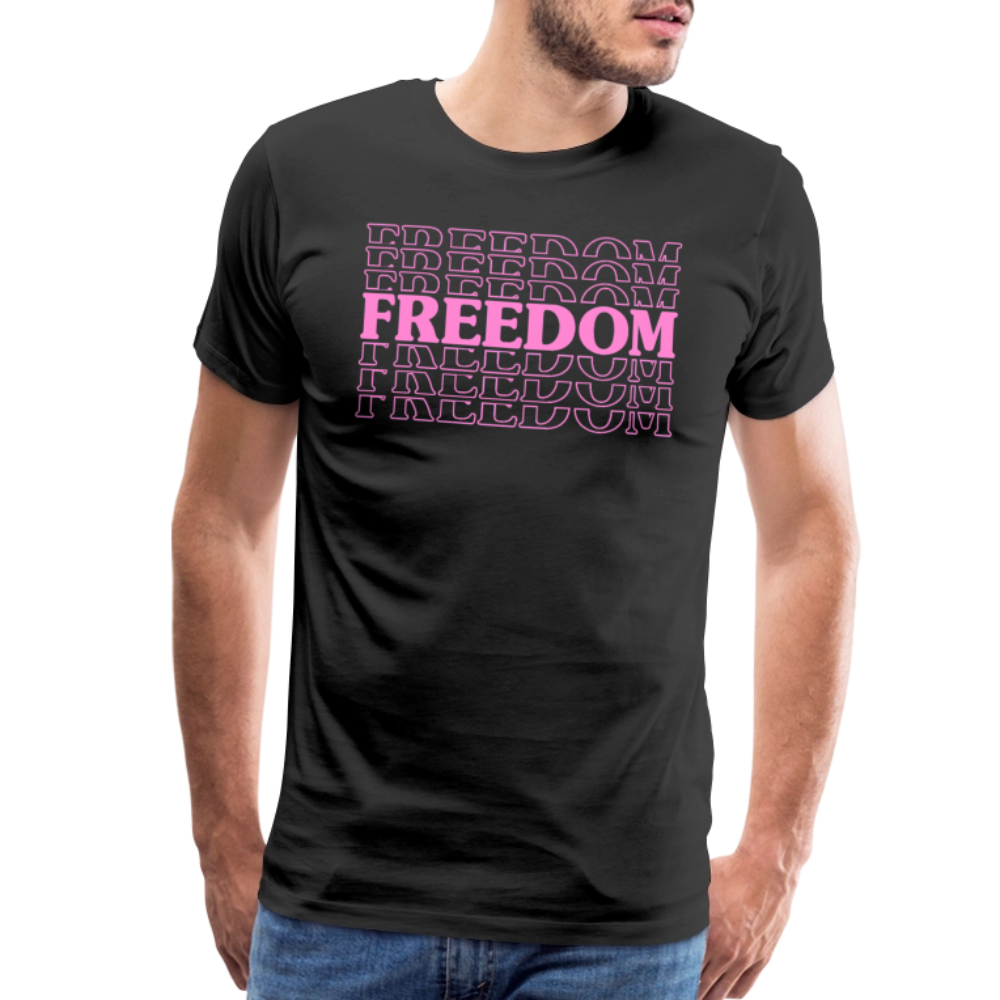 FREEDOM by Iron Horse Threads Front Print - black