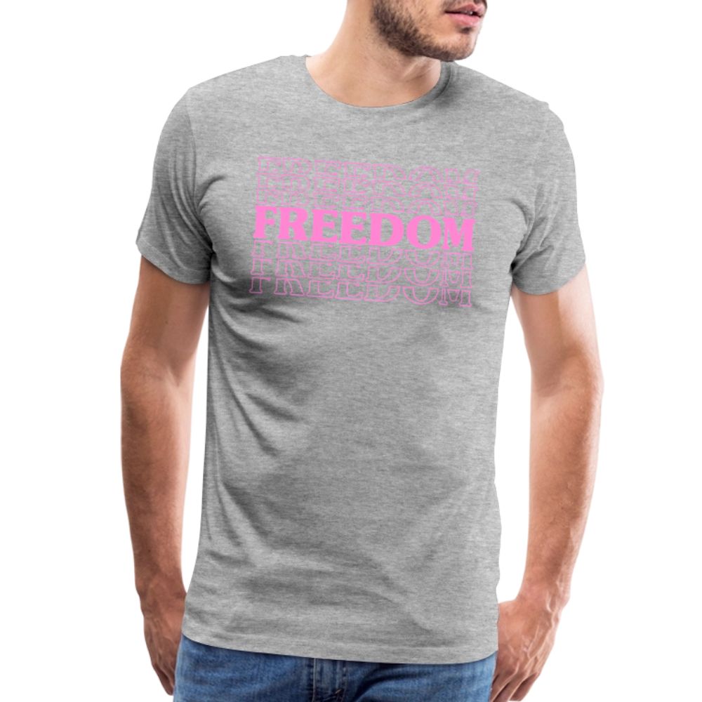 FREEDOM by Iron Horse Threads Front Print - heather gray