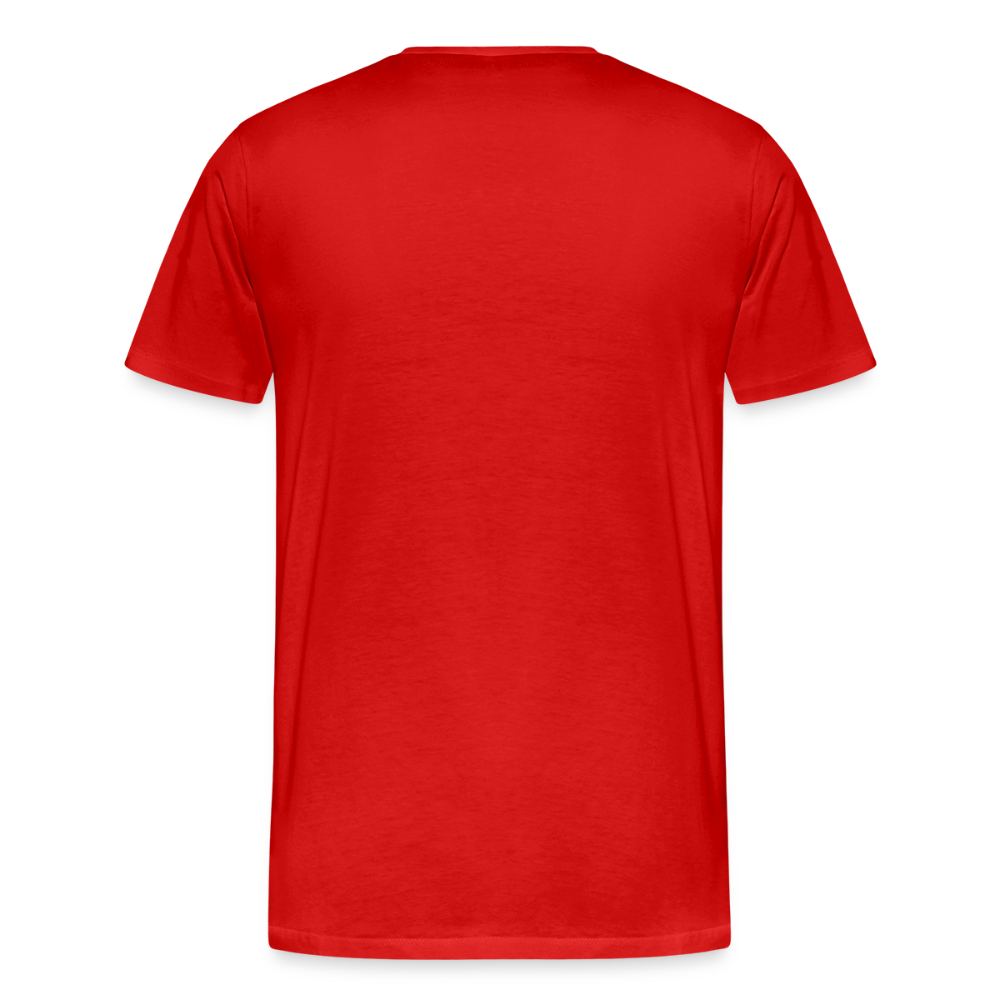Men's Premium Sturgis Motorcycle Rally 2025 T-Shirt – 85th Anniversary Eagle & Flag Design Biker Tee -Front Print - red