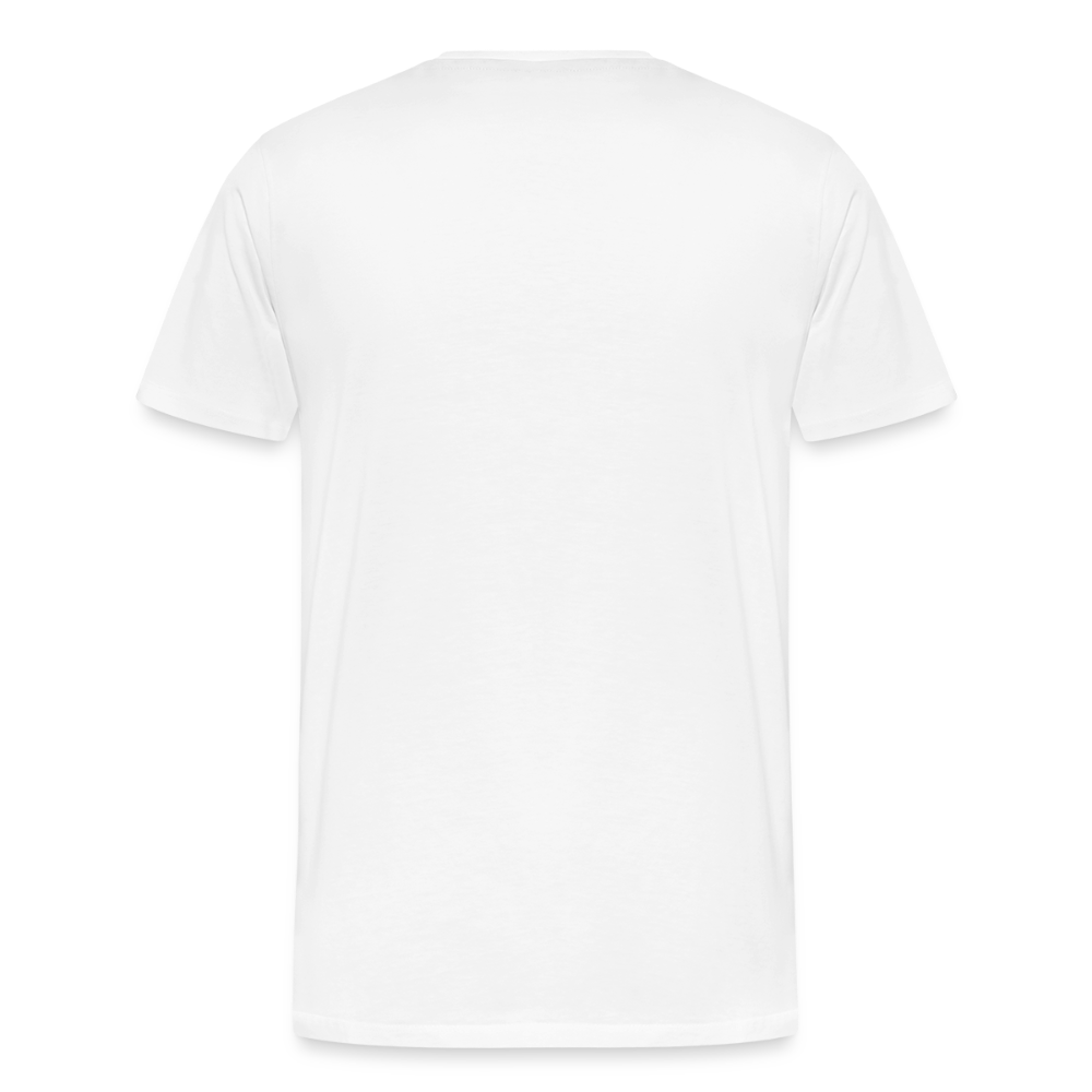 Men's Premium Sturgis Motorcycle Rally 2025 T-Shirt – 85th Anniversary Eagle & Flag Design Biker Tee -Front Print - white