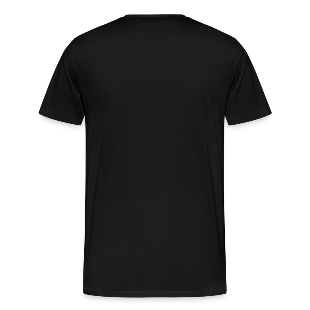 Men's Premium Sturgis Motorcycle Rally 2025 T-Shirt – 85th Anniversary Eagle & Flag Design Biker Tee -Front Print - black