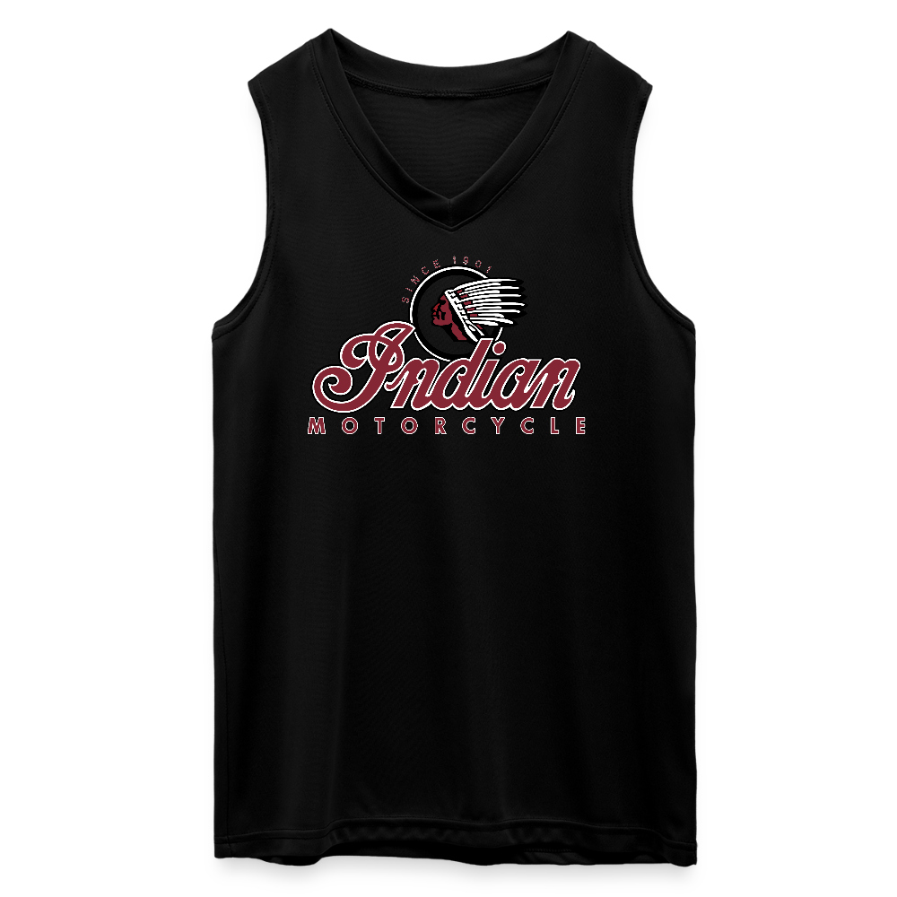 Indian Motorcycle Ladies' Sleeveless Wicking Attain Jersey - Front Print - black
