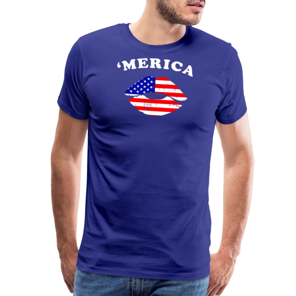'Merica by Iron Horse Threads Front Print - royal blue
