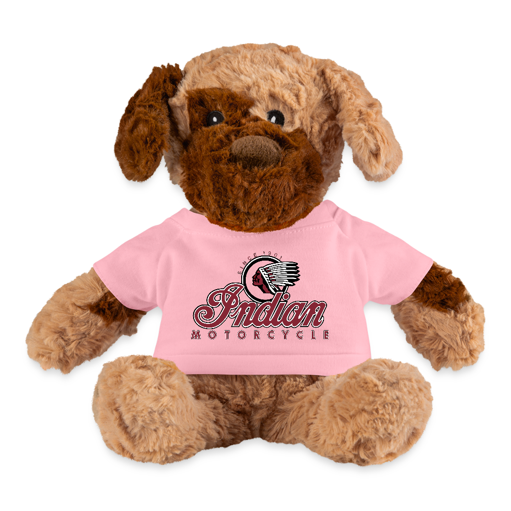 Indian Motorcycle Biker Dog - petal pink