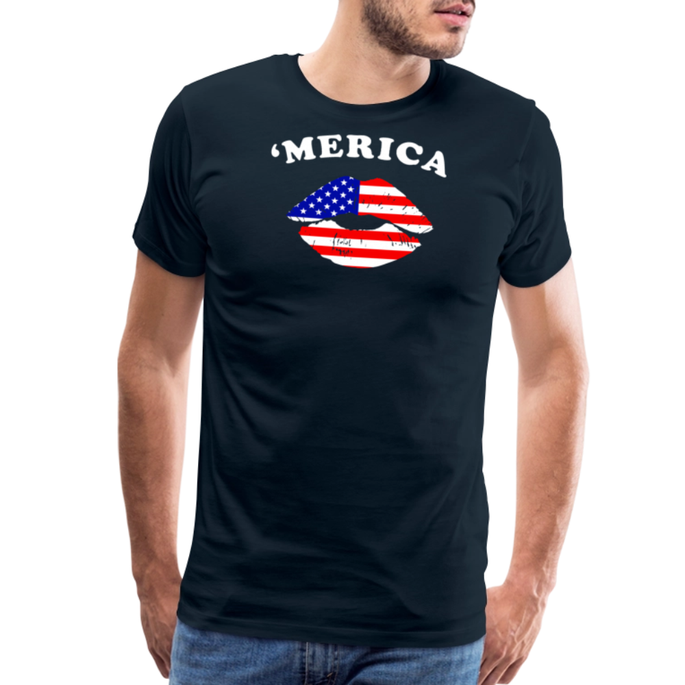 'Merica by Iron Horse Threads Front Print - deep navy