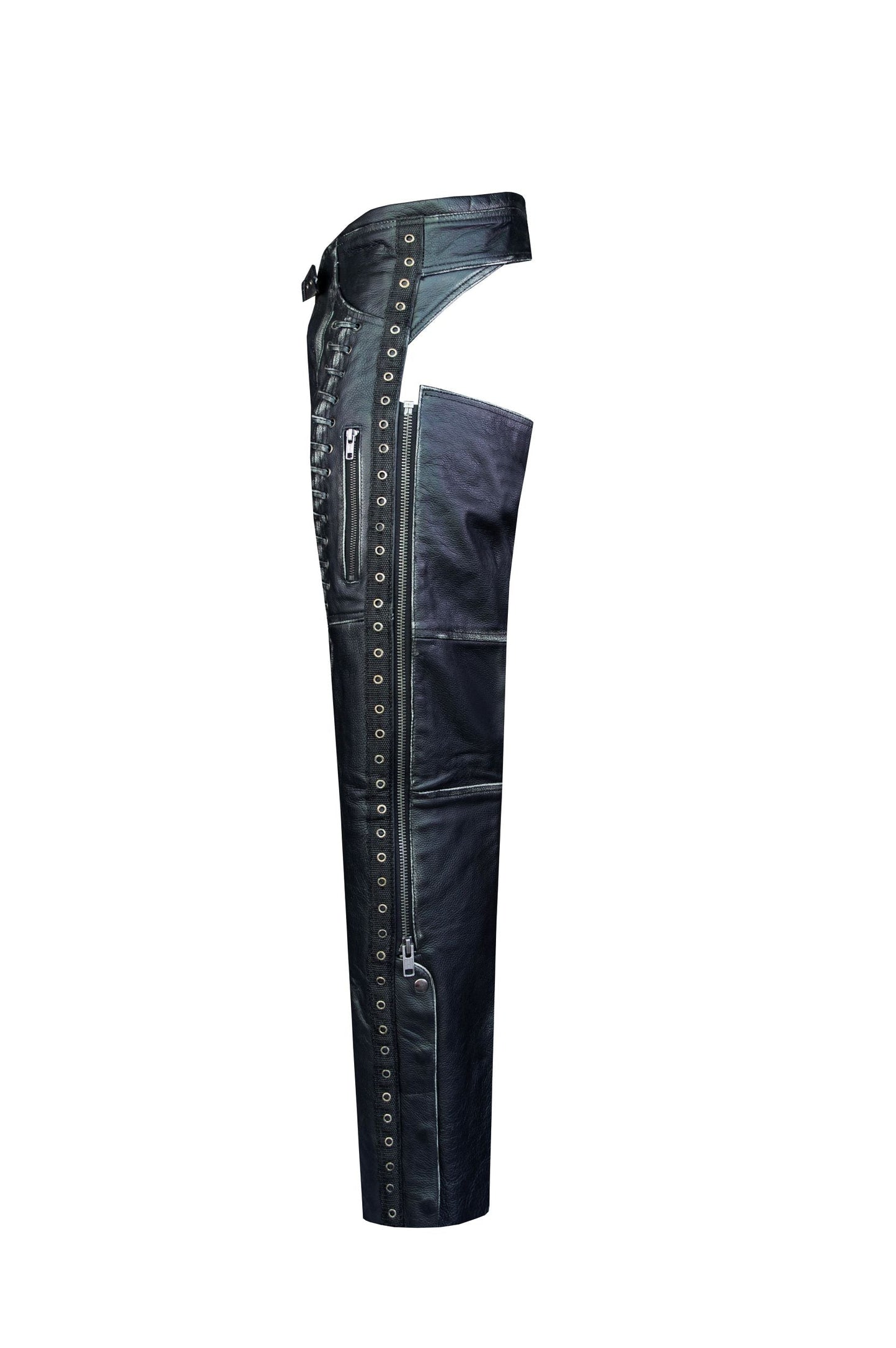 Dream Apparel Rub Off Premium Naked Cowhide Leather Chaps