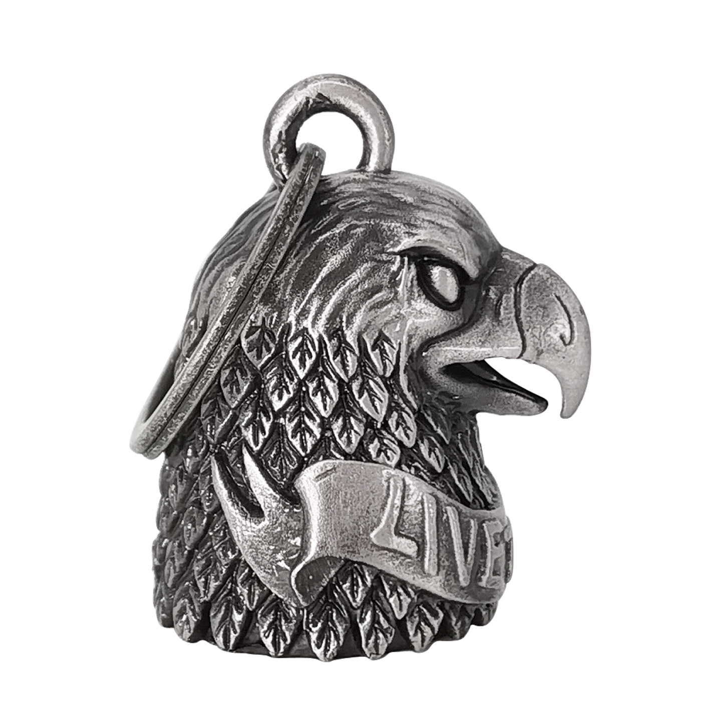 Dream Apparel Eagle Head Live To Ride Motorcycle Bell