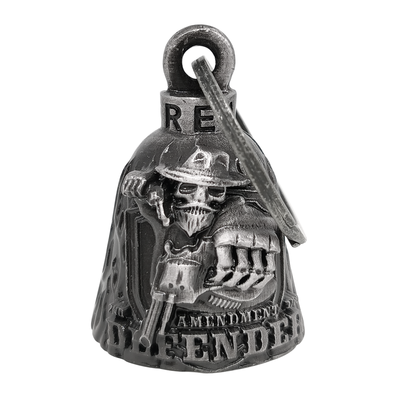 Dream Apparel 2ND AMEMNDMENT Defender Motorcycle Bell, Good Luck and in 3-D, Light Weight