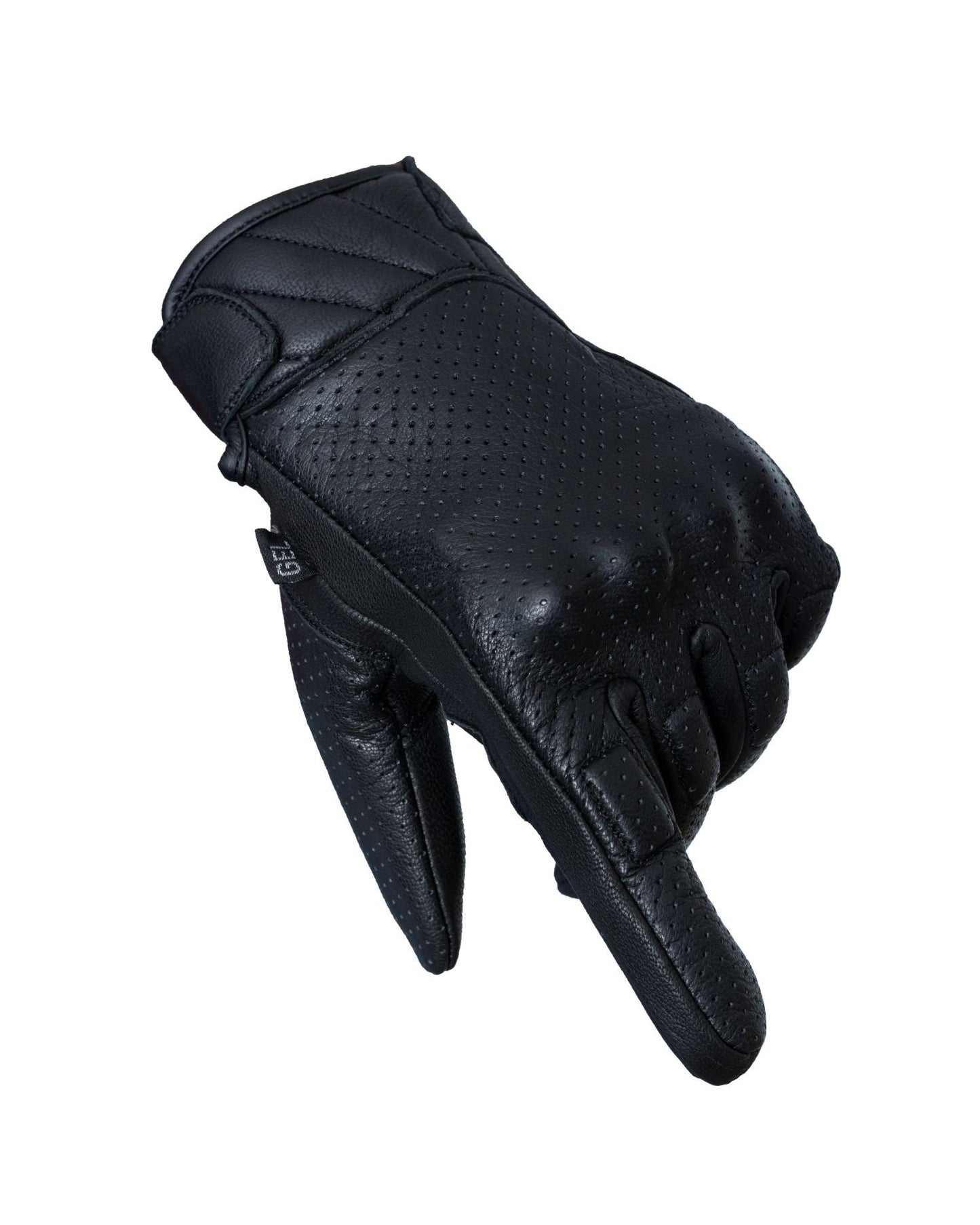 Dream Apparel Mens Black Premium Leather Gloves with Gel Palm
