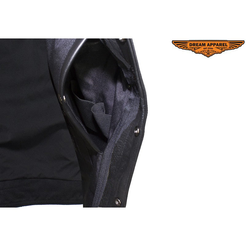 Dream Apparel Men's Collarless Conceal Carry Pocket Club Vest