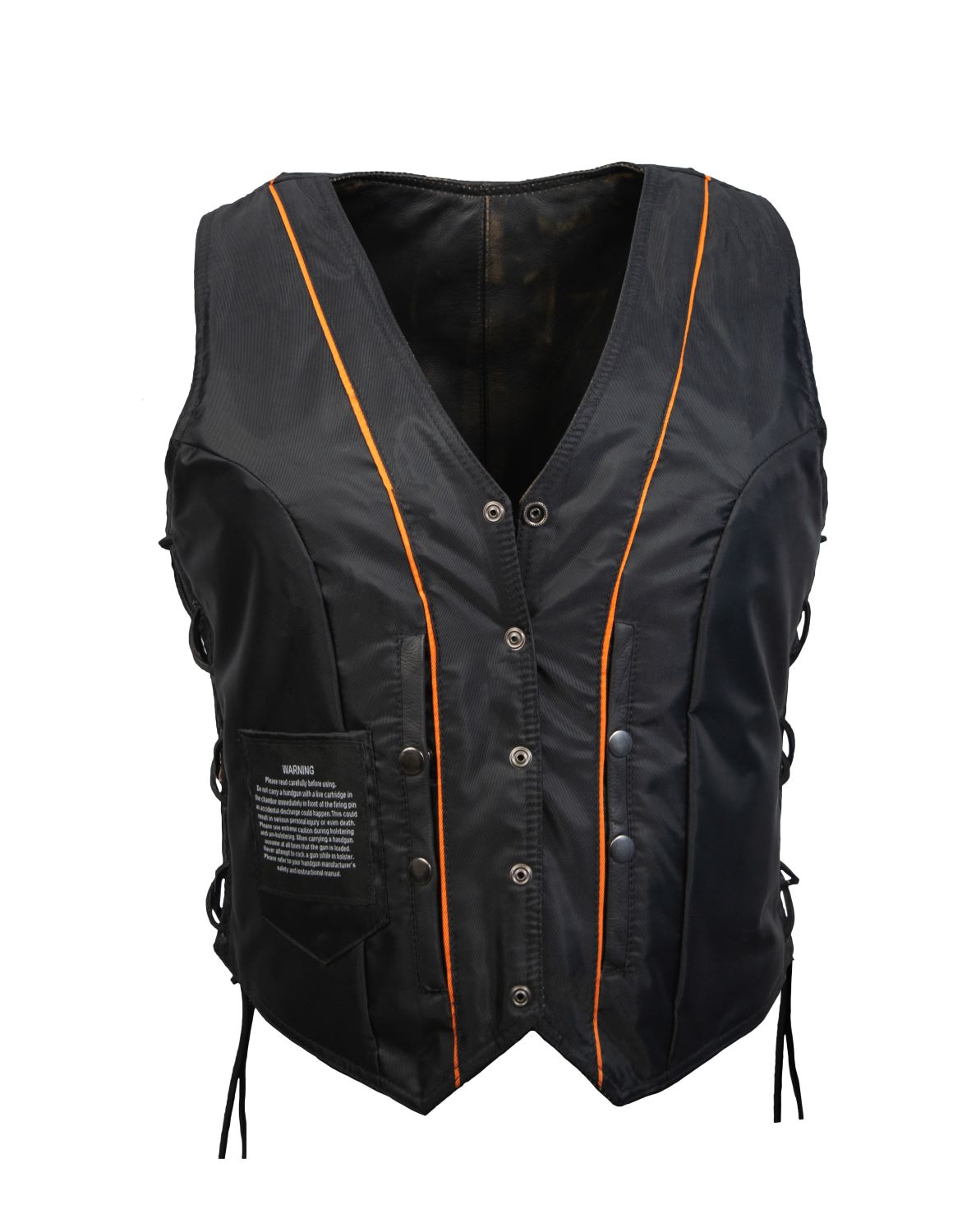 Women's Brown Studded Vest