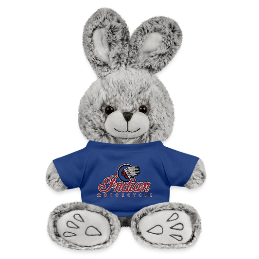 Indian Motorcycle Biker Bunny - royal blue