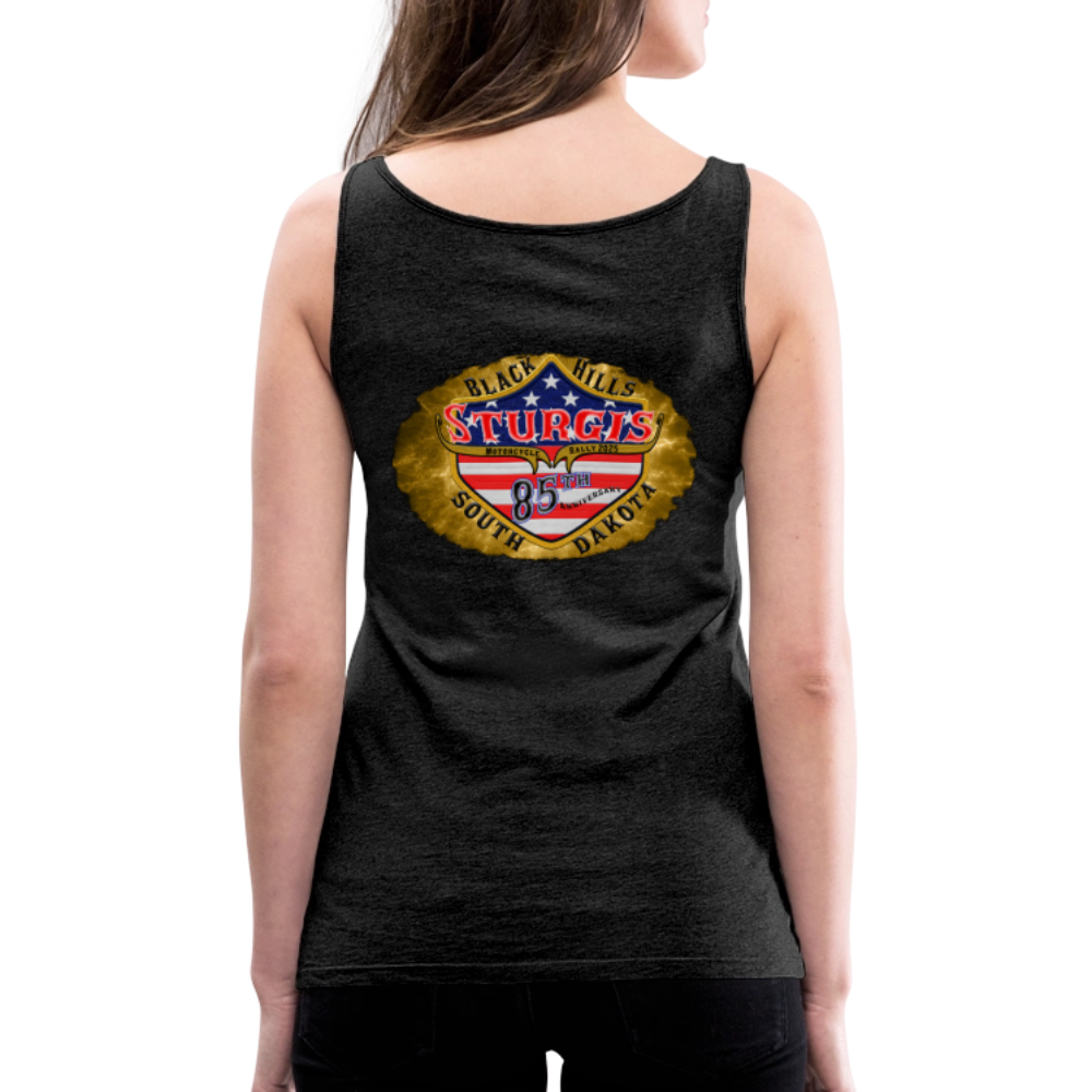 Women’s Premium 2025 Sturgis Motorcycle Rally T-Shirt - charcoal grey