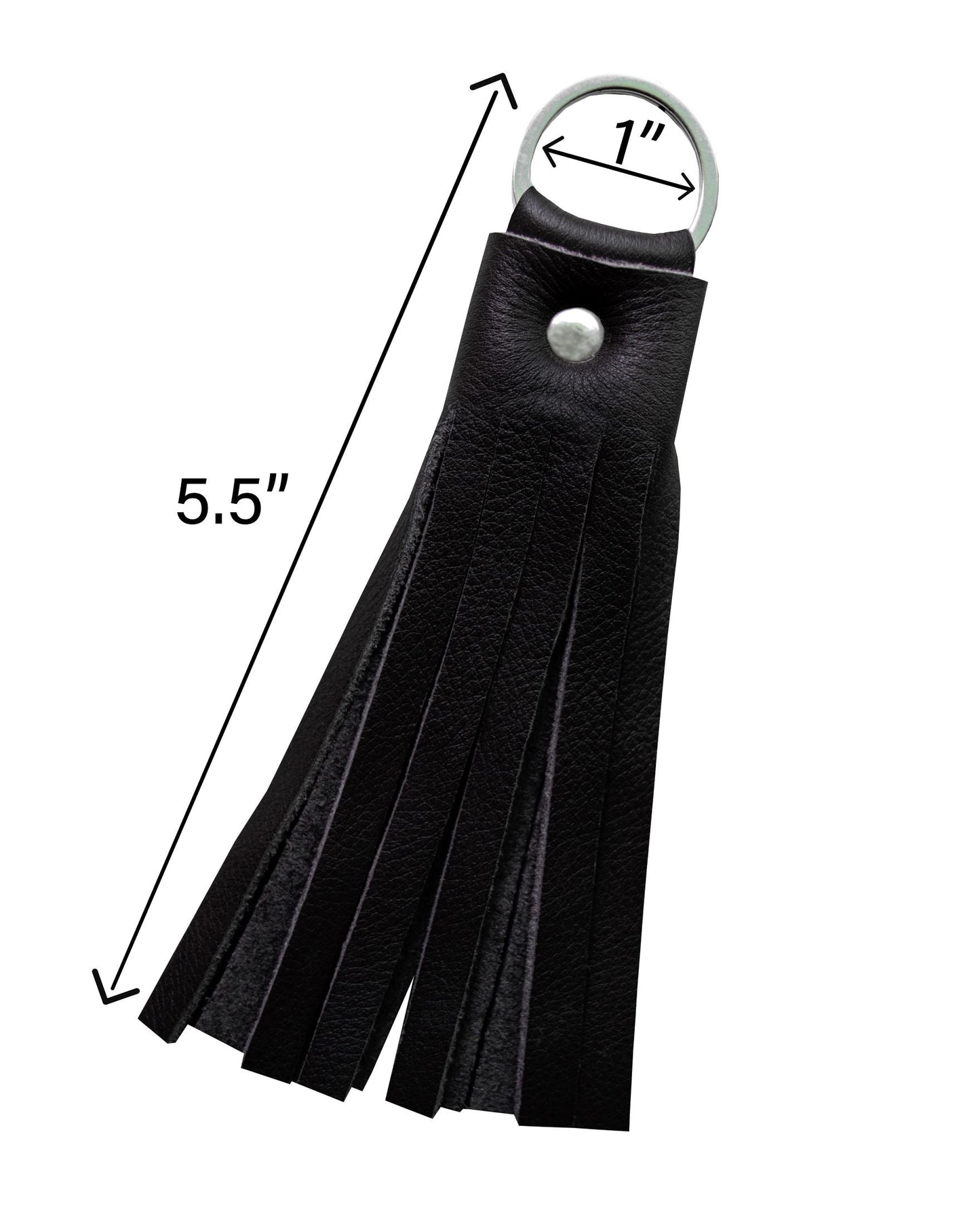 Dream Apparel Black Leather Key Chain