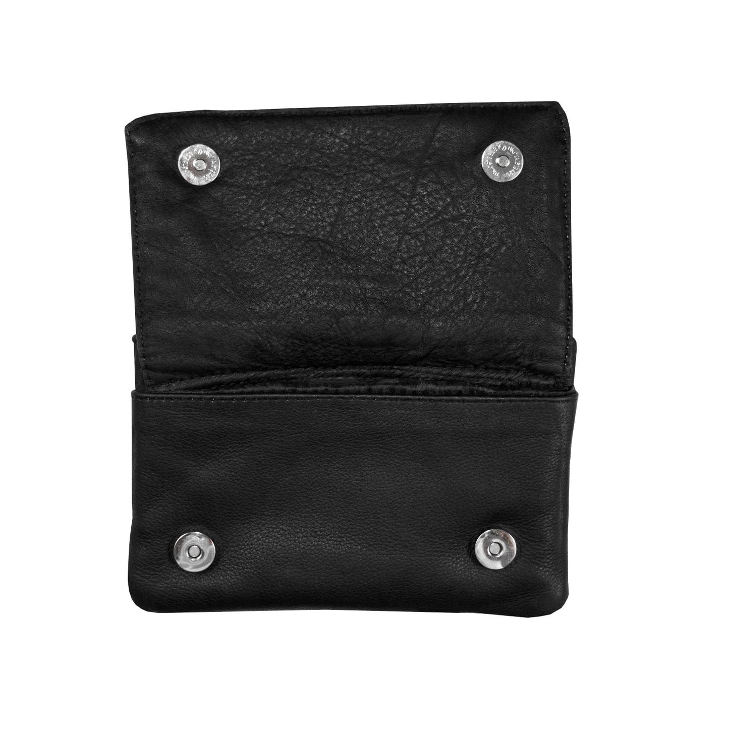 All Naked Cowhide Leather Black Butterfly Belt Bag