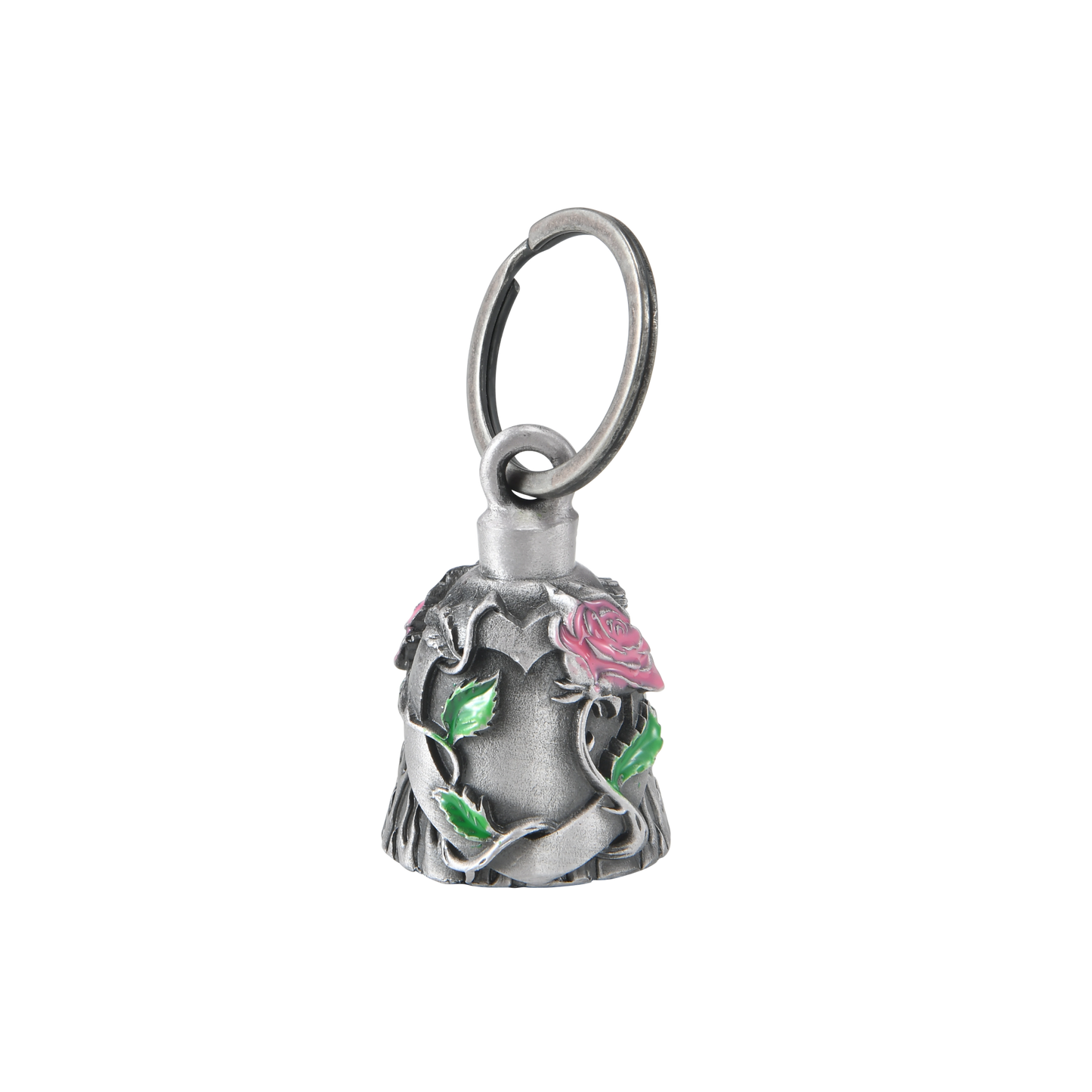 Dream Apparel Heart with Pink Rose Motorcycle Bell, for Good Luck and in 3-D, Light Weight