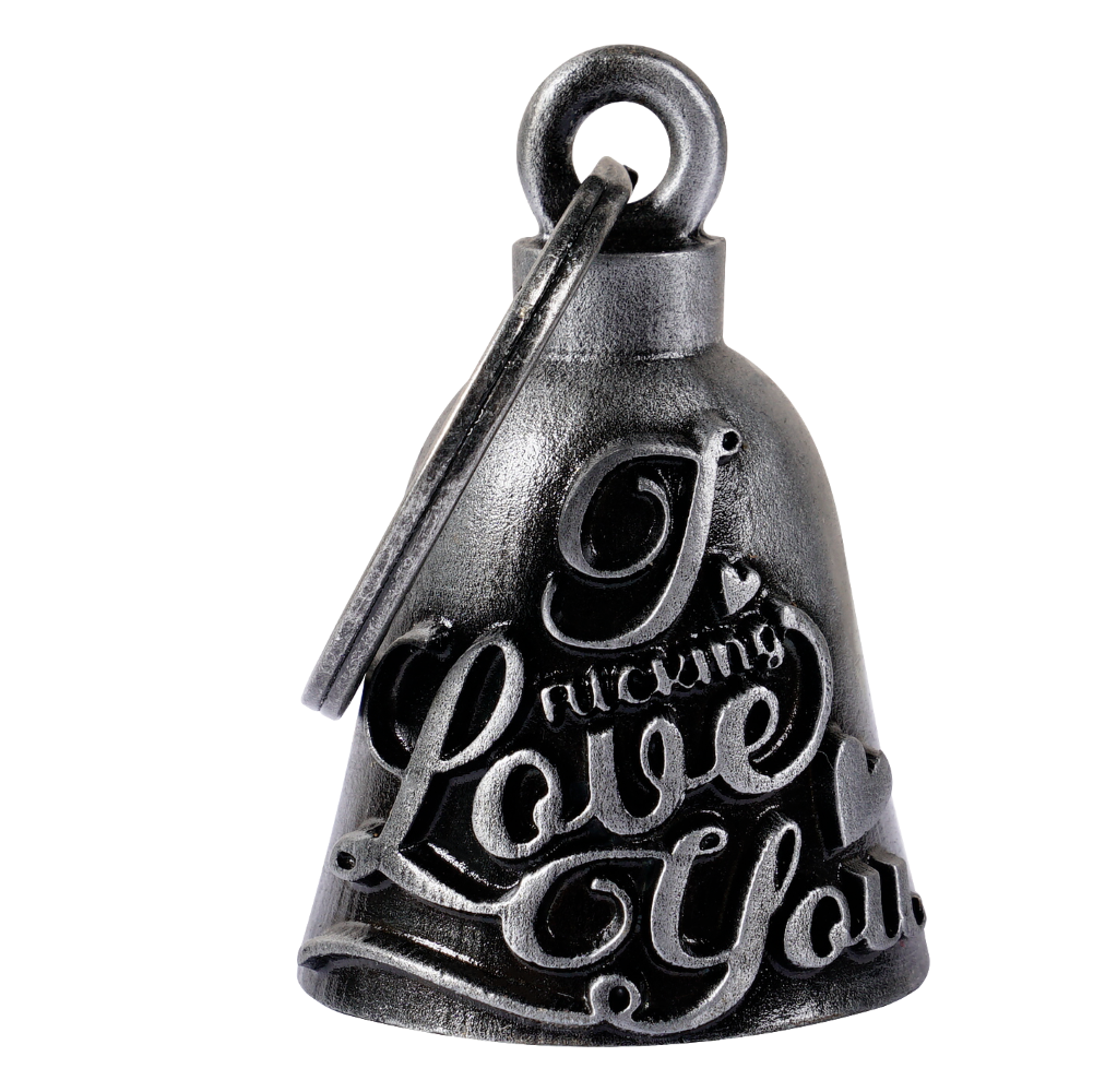 Dream Apparel I Fucking Love You Motorcycle Bell, for Good Luck in 3-D, Light Weight