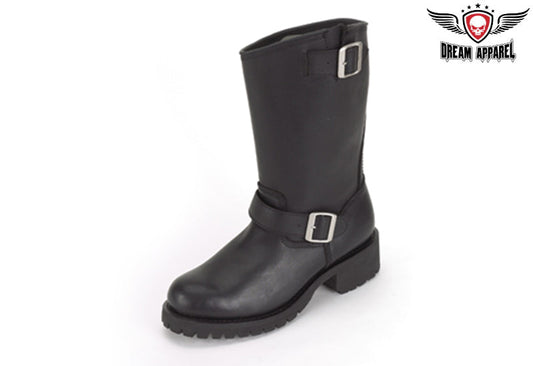 Biker Leather Boots